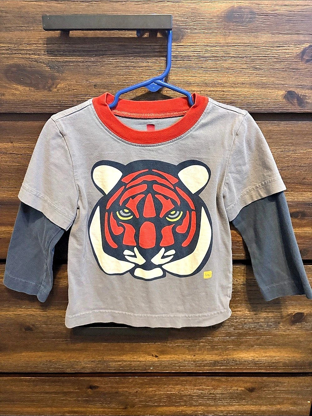 Tea Collection Tiger Graphic Long Sleeve Tee